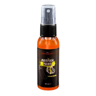 FishEx DEADBAIT Baitfish Paint Spray Yellow-Garlic