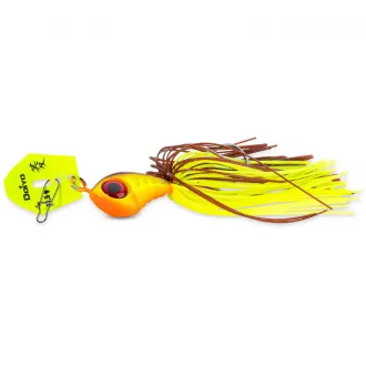 Doiyo Szuki Bladed Jig 11,5 g Brown Chartreuse