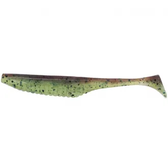 DUO Realis Versa Shad 4 Inch Green Pumpkin Chartreuse