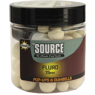 Dynamite Baits The Source Fluro Pop Ups & Dumbells - 10 mm