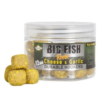Dynamite Baits Big Fish River Durable Hookers Cheese-Garlic 12 mm