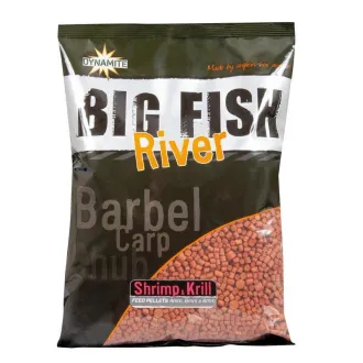 Dynamite Baits Big Fish River Feed Pellets Shrimp & Krill 1,8 kg 4 6 8 mm