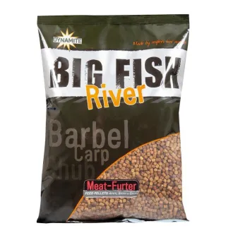 Dynamite Baits Big Fish River Feed Pellets Meat-Furter 1,8 kg 4 6 8 mm