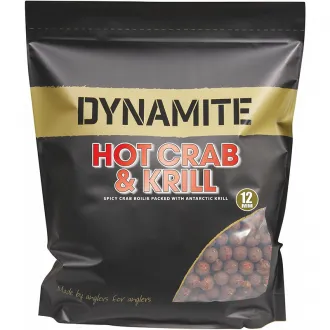 Dynamite Baits Hot Crab & Krill Boilies 1 kg 12 mm