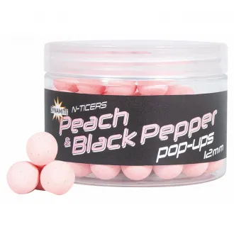 Dynamite Baits N-Ticers Peach & Black Pepper Pop-Ups 12 mm