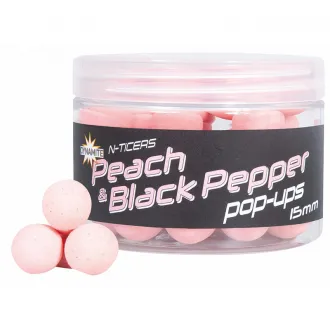 Dynamite Baits N-Ticers Peach & Black Pepper Pop-Ups 15 mm