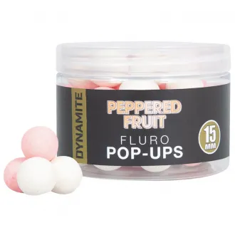 Dynamite Baits Peppered Fruit Fluro Pop-Ups 15 mm