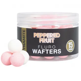 Dynamite Baits Peppered Fruit Fluro Wafters 15 mm