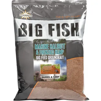 Dynamite Baits Big Fish Big Feed Groundbait 1,8 kg Marine Halibut & Frenzied Hemp