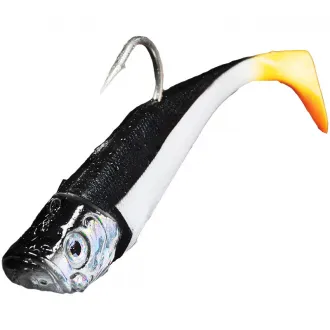 Dieter Eisele Hörminator Meeres-Shad 300 g Weiß/Schwarz/Neon