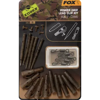 FOX Edges Camo Power Grip Lead Clip Kit Size 7 