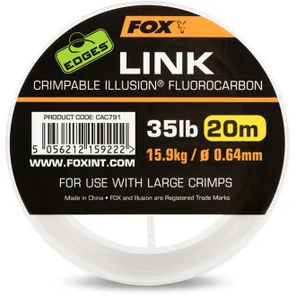 FOX Edges Link Illusion Flurocarbon 0,64 mm/35 lb 20 m