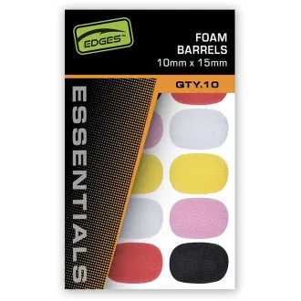 FOX Edges 10x15 mm Foam Barrels Mixed Colour