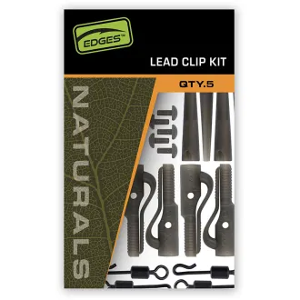 FOX Edges Naturals Lead Cip Kit 5 Stück