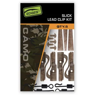 FOX Edges Camo Slik Lead Clip Kit 5 Stück