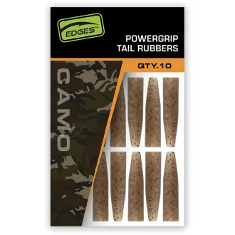FOX Edges Camo Powergrip Tail Rubbers 10 Stück