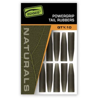 FOX Edges Naturals Powergrip Tail Rubbers 10 Stück