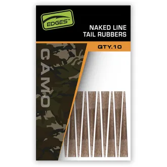 FOX Edges Camo Naked Line Tail Rubbers 10 Stück