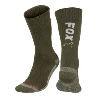 FOX Green/Silver Thermolite Long Sock 40-43
