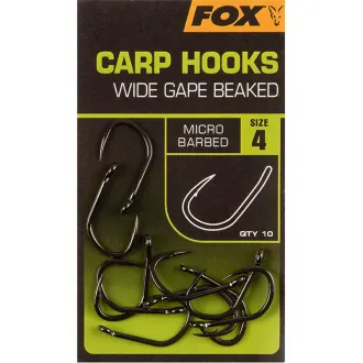 FOX Carp Hooks Wide Gape Beaked Size 6