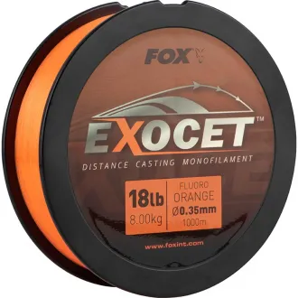 FOX Exocet Fluoro Orange Mono 1000 m 0,35 mm 18 lb/8,0 kg