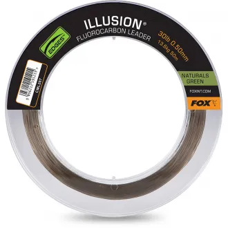FOX Illusion Leader 50 m 30 lb 13,6 kg 0,50 mm Naturals Green
