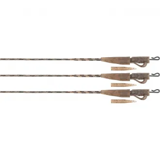 FOX Edges Camo Submerge Lead Clip Leader 40 lb 3 Stück