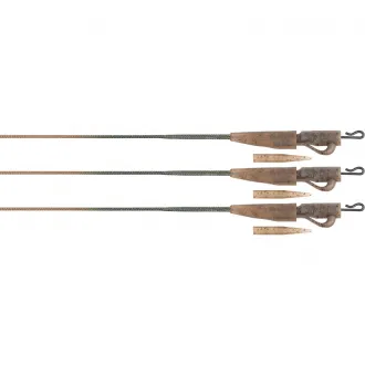 FOX Edges Camo 50 lb Leadcore Lead Clip Leader 3 Stück