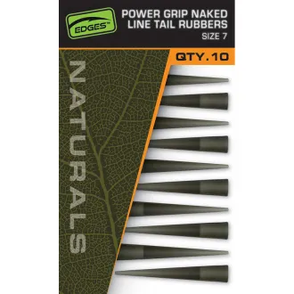 FOX Edges Naturals Power Grip Naked Line Tail Rubbers Size 7