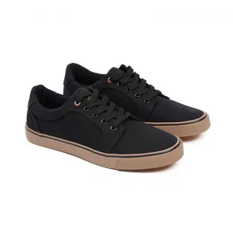 FOX Black Canvas Shoe
