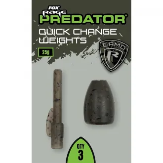FOX Rage Predator Camo Quick Change Weights 25 g
