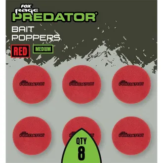 FOX Rage Predator Bait Poppers Red Medium