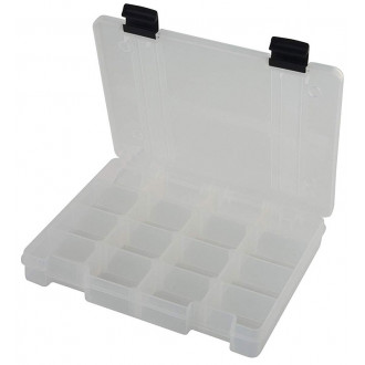 FOX-Rage Stack n Store Compartment Box - 16 Medium Shallow Clear FOX-Rage Stack n Store Compartment Box - 16 Medium Shallow Clear