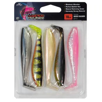 FOX Rage Zander Pro Mixed UV Colour Pack 5 Stück 12 cm