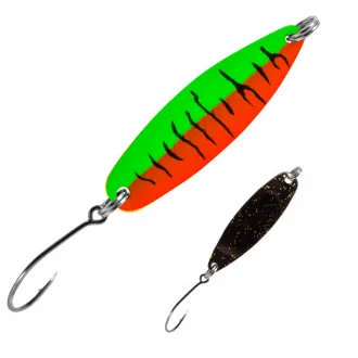 FTM Spoon Hammer 1,7 g Rot Grün Schwarz/Schwarz mit Glitter UV