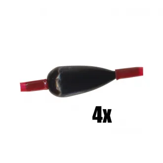 FTM Vario Tropfenblei 1,5 g Schwarz 4 Stück