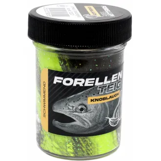 FTM Forellenteig Knoblauch Schwimmend 50 g Schwarz/Grashüpfergrün UV