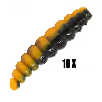 FTM Omura Baits Larvy Käse 4,5 cm Schwarz/Ocker