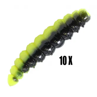 FTM Omura Baits Larvy Käse 4,5 cm Schwarz/Frühlingsgrün