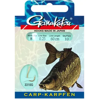 Gamakatsu BKG-3310G Carp 60 cm - 0,25 mm - 8