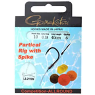 Gamakatsu Partical Rig Spike 40 cm 0,18 mm Gr. 16