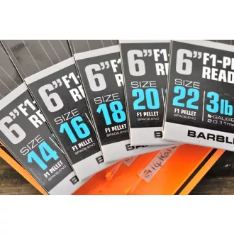 Guru F1 Pellet Ready Rigs 15 cm - 20 - 0,11 mm