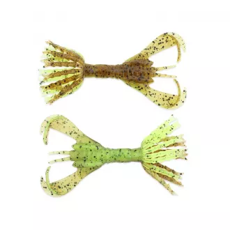 Keitech Hyper Spider 3,2" Green Pumpkin/Chartreuse