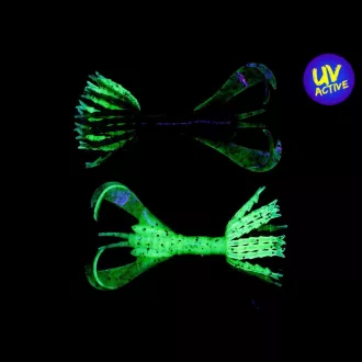 Keitech Hyper Spider 3,2" Green Pumpkin/Chartreuse