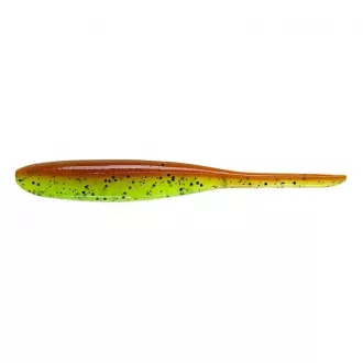 Keitech Shad Impact 4" Motoroil/Chartreuse