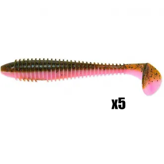 Keitech FAT Swing Impact 4,8 Inch Motoroil/Pink