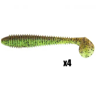 Keitech FAT Swing Impact 5,8 Inch Green Pumpkin/Chartreuse
