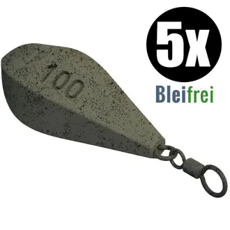 KL Angelsport Distance Torpedo Swivel Bleifrei 5 Stück