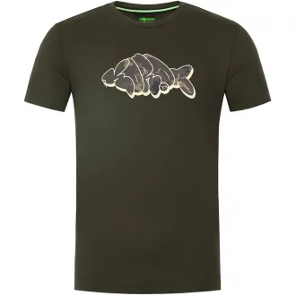 Korda Outline Tee Dark Olive