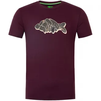 Korda Outline Tee Burgundy